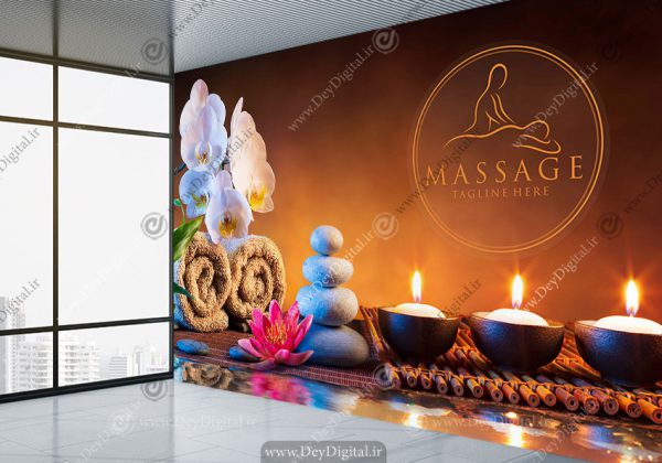 پوستر دیواری طرح ماساژ درمانی