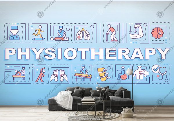 پوستر سه بعدی پزشکی برای مرکز فیزیوتراپی