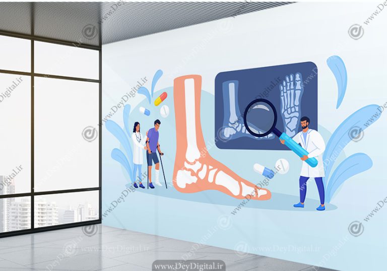 پوستر دیواری پزشکی برای فیزیوتراپی
