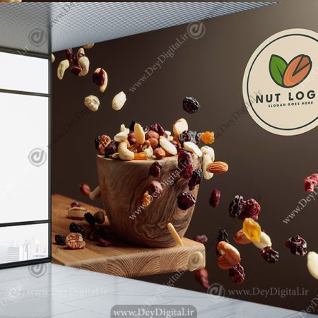 طرح پوستر برای آجیل فروشی