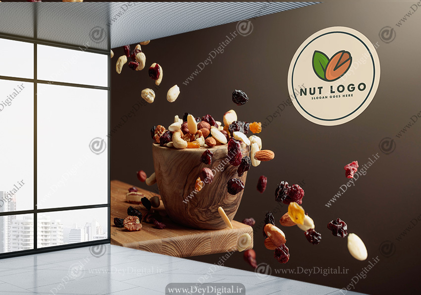 طرح پوستر برای آجیل فروشی