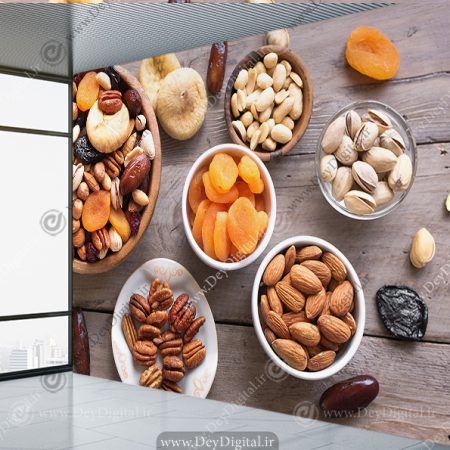 پوستر دیواری سه بعدی طرح مغزیجات و آحیل