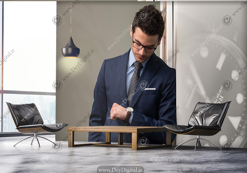 پوستر دیواری برای مغازه ساعت فروشی