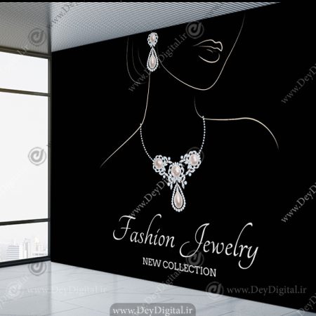 پوستر دیواری سه بعدی برای طلا فروشی