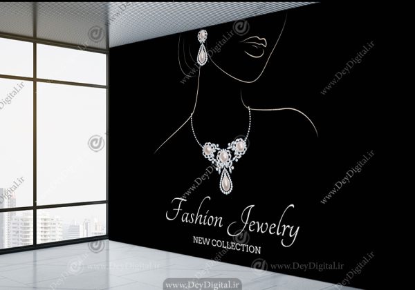 پوستر دیواری سه بعدی برای طلا فروشی