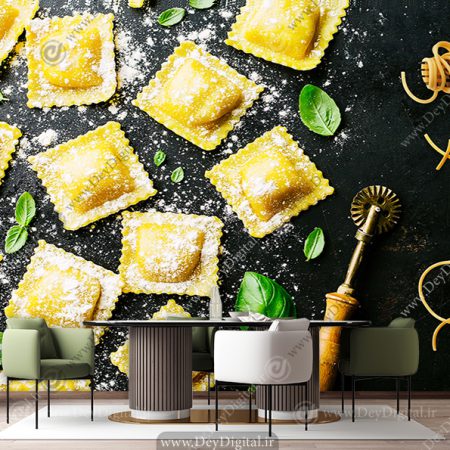 پوستر دیواری غذای ایتالیایی پاستا