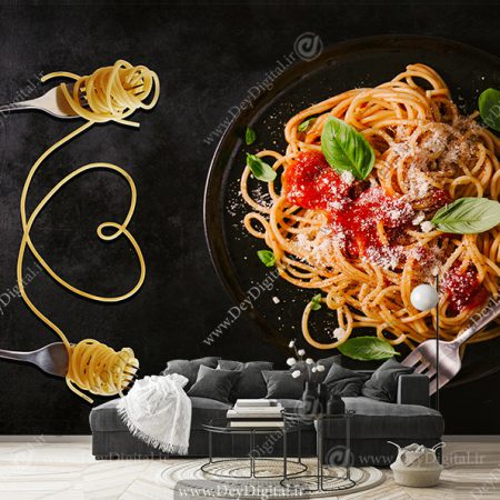 پوستر سه بعدی ماکارونی