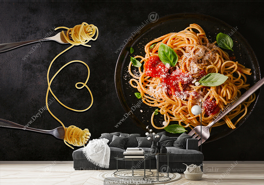 پوستر سه بعدی ماکارونی