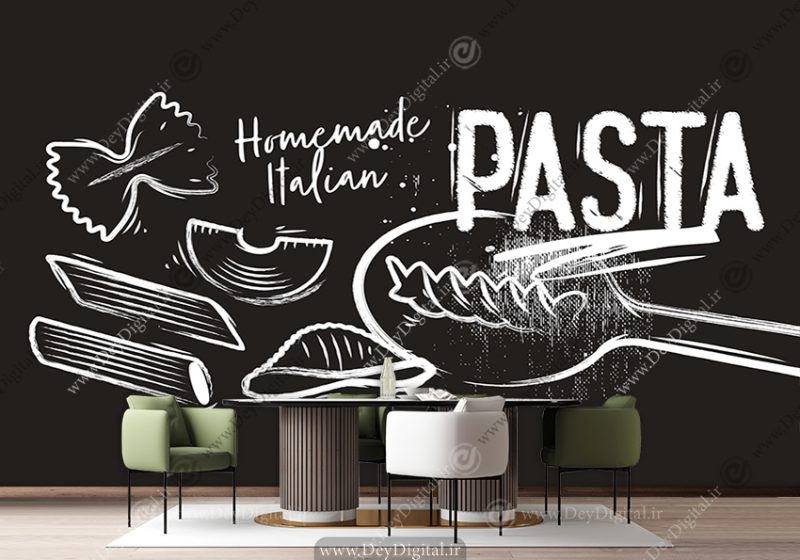 پوستر دیواری برا رستوران ایتالیایی