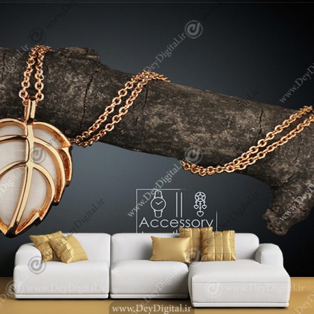 پوستر کاغذ دیواری طرح گردنبند برای مغازه اکسسوری