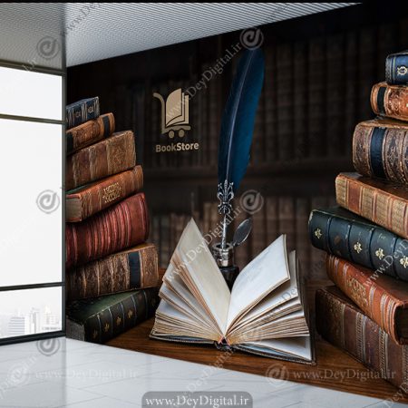 پوستر دیواری برای کافه کتاب