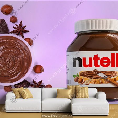 پوستر دیواری سه بعدی شکلات نوتلا