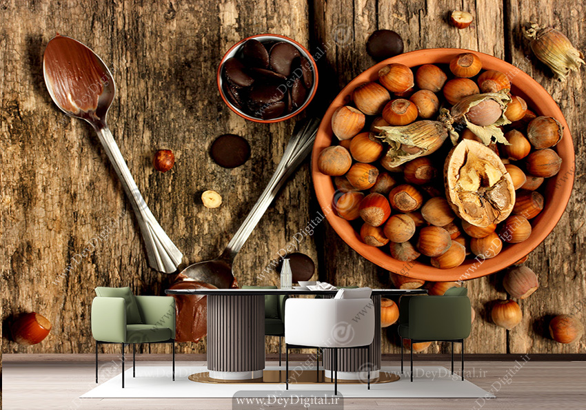 پوستر دیواری برای شکلات فروشی