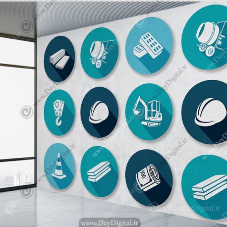 پوستر دیواری سه بعدی برای مصالح فروشی