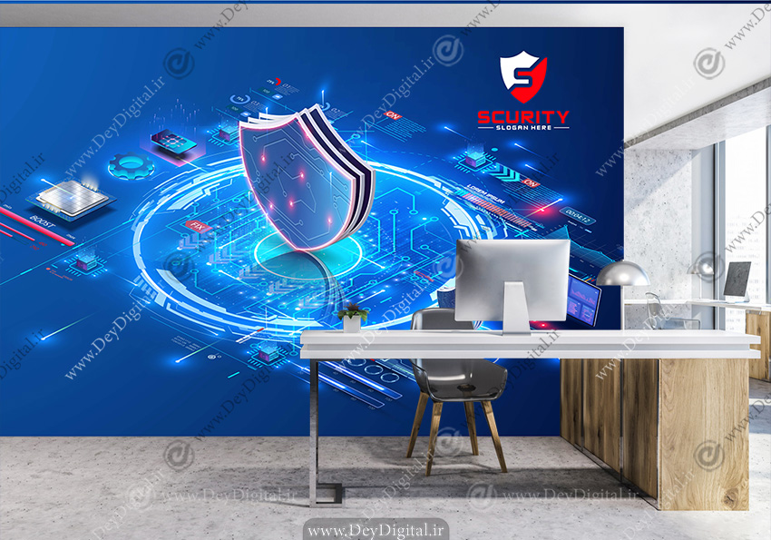 پوستر دیواری برای آموزشگاه های شبکه و امنیت
