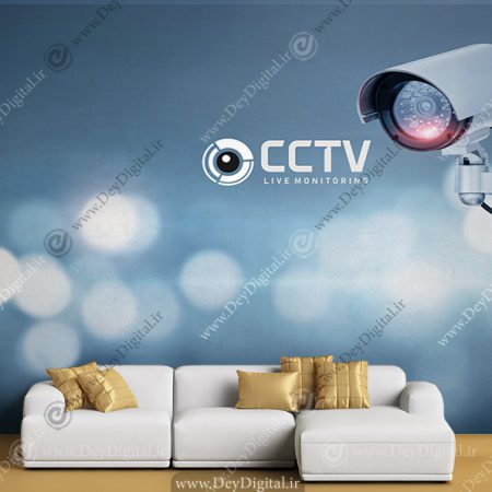 پوستر دیواری سه بعدی دوربین مدار بسته
