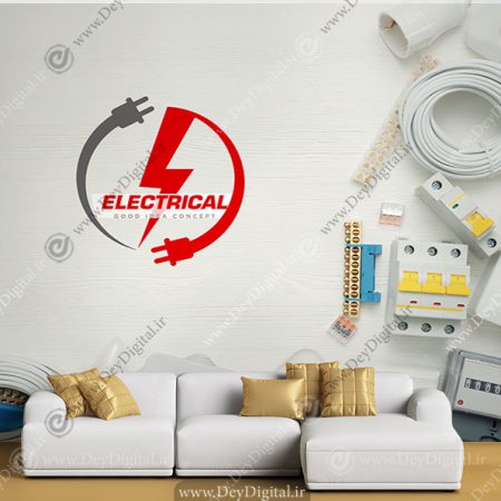پوستر دیواری سه بعدی طرح کالای برق