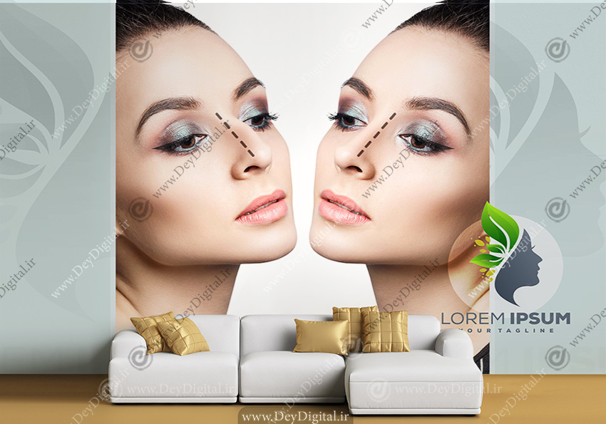 پوستر دیواری سه بعدی طرح جراحی بینی
