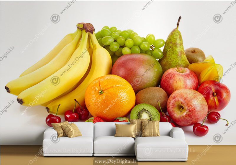 پوستر سه بعدی برای میوه فروشی