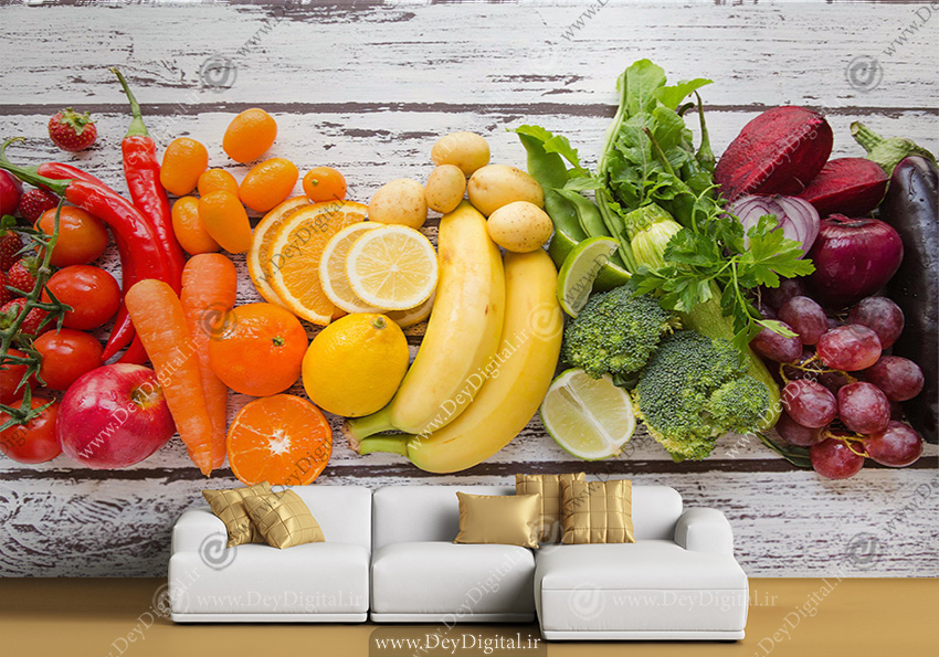 پوستر دیواری میوه فروشی