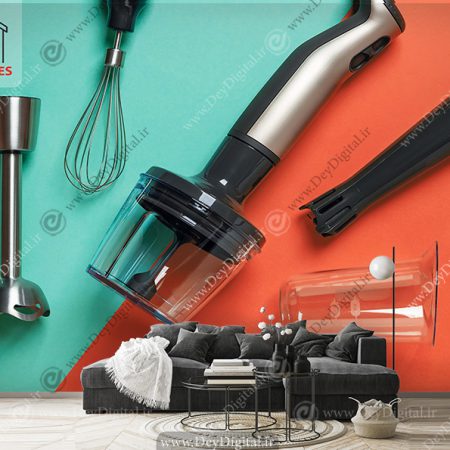 پوستر سه بعدی طرح لوازم برقی