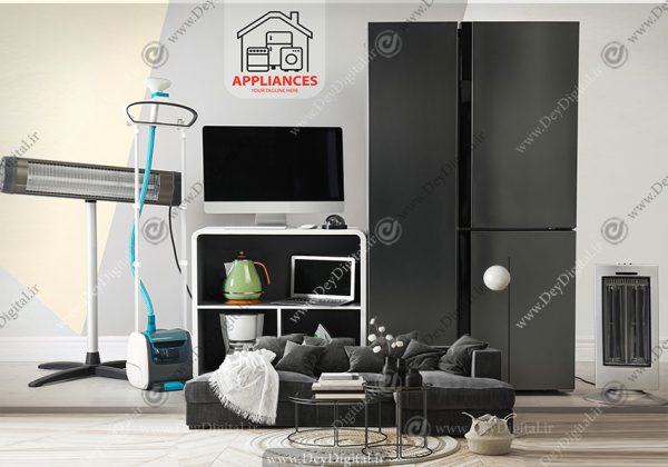 پوستر دیواری برای فروشگاه لوازم برقی