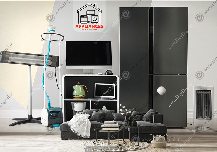 پوستر دیواری برای فروشگاه لوازم برقی