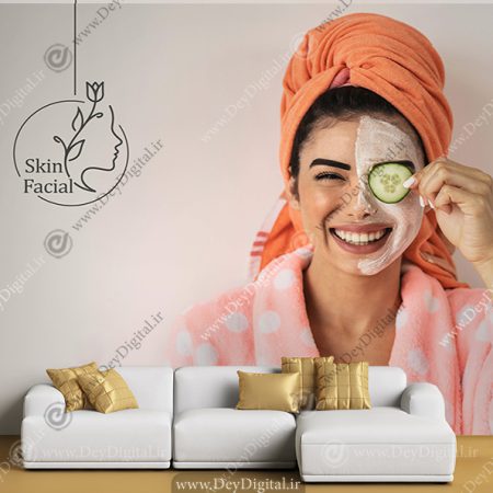 کاغذ پوستر دیواری سه بعدی برای کلینیک پاکسازی صورت