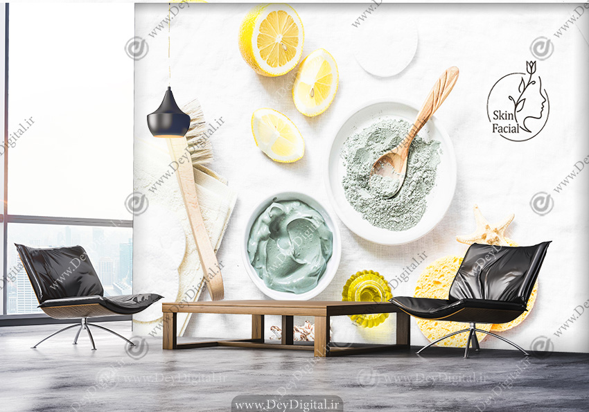 طرح پوستر برای مرکز فیشیال