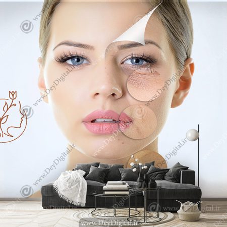 پوستر دیواری سه بعدی طرح فیشیال