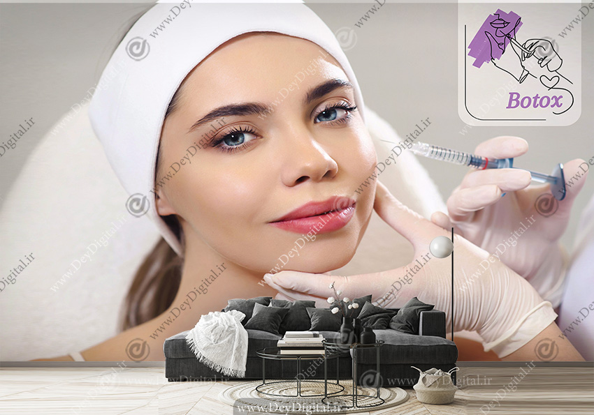 پوستر کاغذ دیواری برای بوتاکس