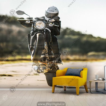 پوستر دیواری طرح موتور سنگین