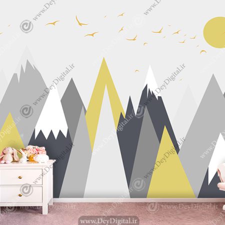 پوستر دیواری ساده برای اتاق بچه