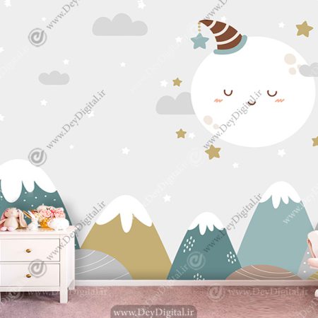 کاغذ دیواری سه بعدی مدل جدید برای اتاق کودک