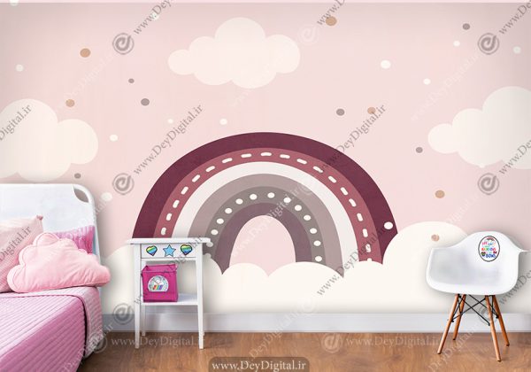 کاغذ دیواری سه بعدی برای اتاق بچه