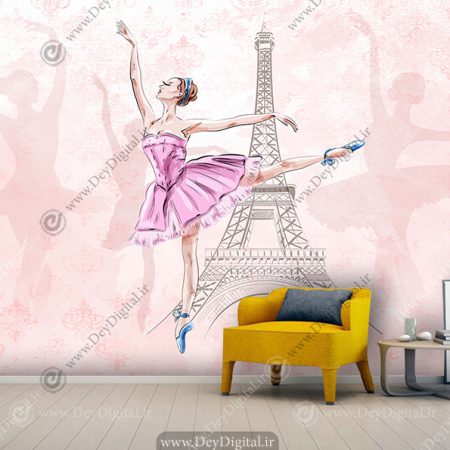 پوستر شیک دخترانه طرح رقاص