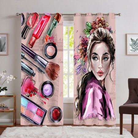 پرده پانچی شیک برای سالن زیبایی زنانه