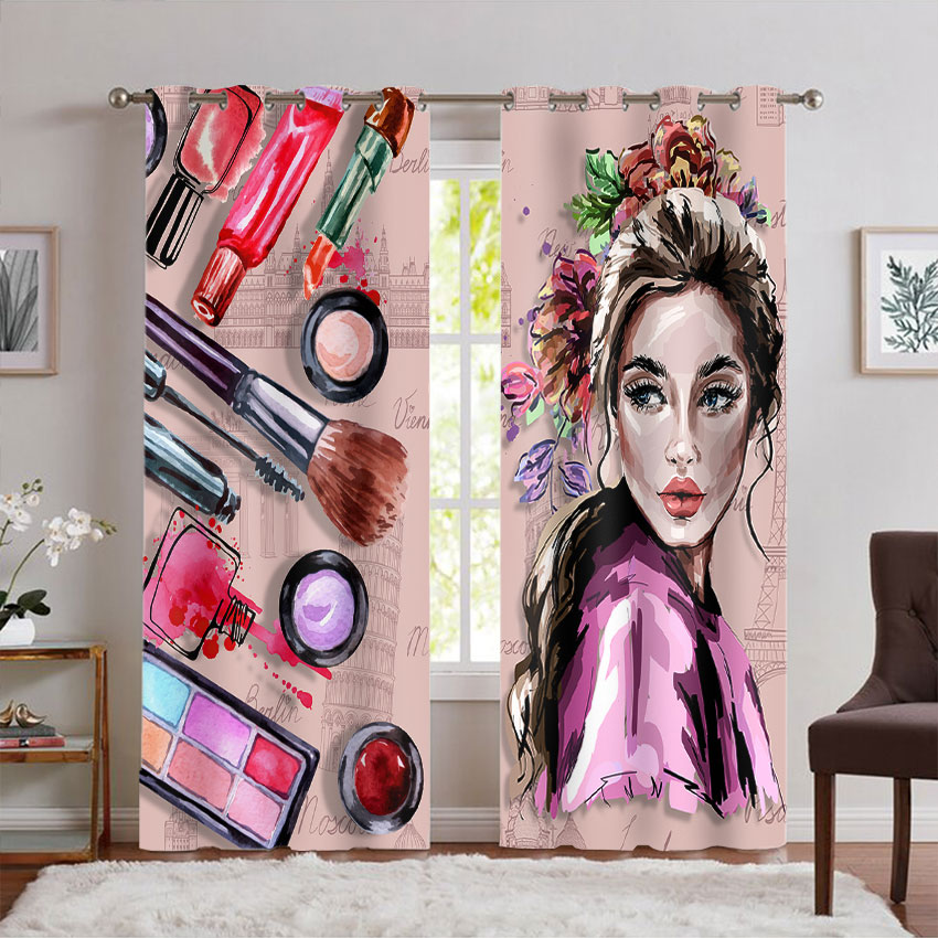 پرده پانچی شیک برای سالن زیبایی زنانه