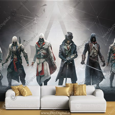 پوستر دیواری بازی های معروف طرح Assassin's Creed