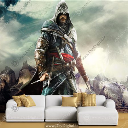 پوستر دیواری بازی های محبوب طرح ASSASINS CREED