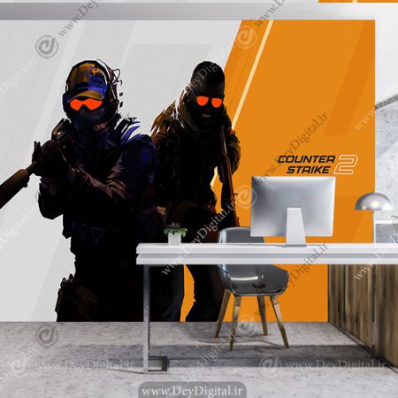 پوستر دیواری اتاق گیمینگ طرح CSGO