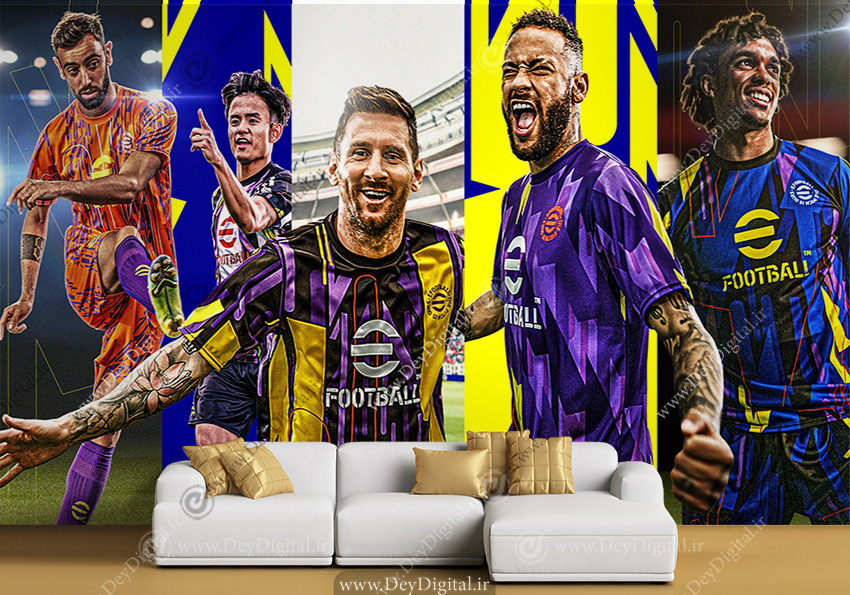 پوستر دیواری فوتبالی طرح PES 2023