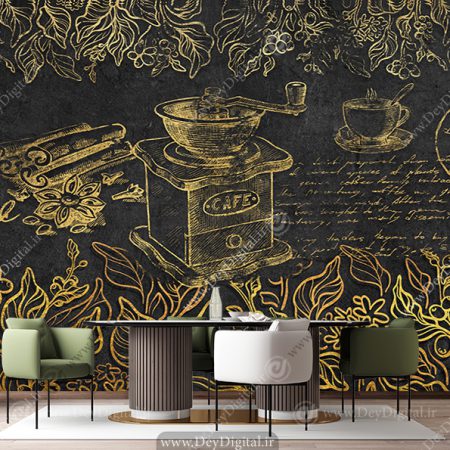 پوستر دیواری برای قهوه فروشی
