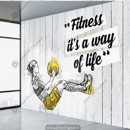 پوستر دیواری باشگاه بدنسازی حرفه ای