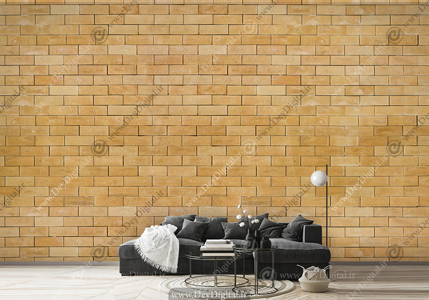 پوستر دیواری آجر طرح ساده
