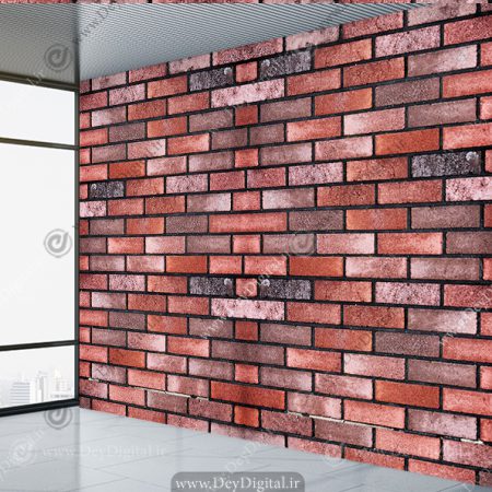 پوستر دیواری طرح آجر برجسته