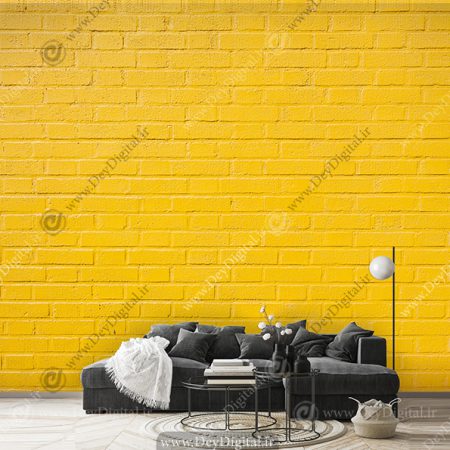 پوستر دیواری آجر سه بعدی