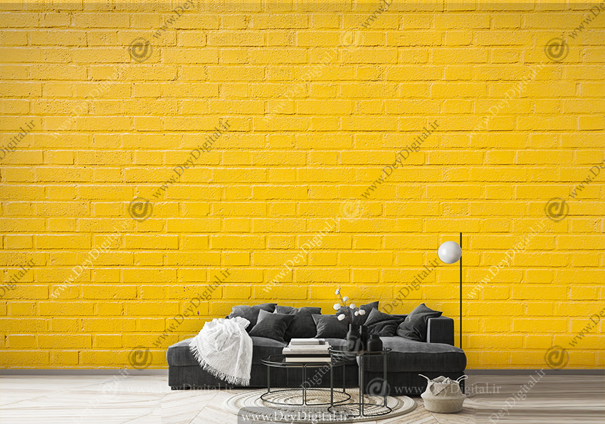 پوستر دیواری آجر سه بعدی