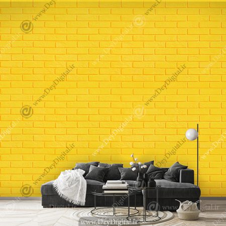 پوستر دیواری سه بعدی آجر