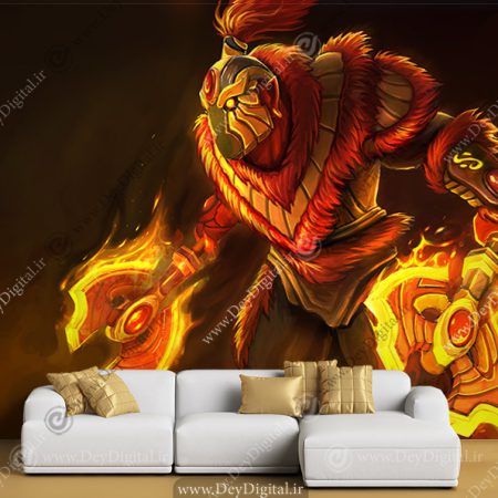پوستر دیواری بازی های استراتژیک طرح DOTA 2